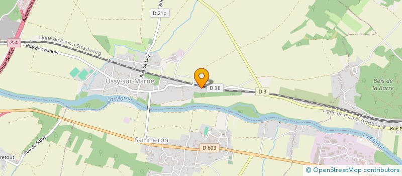 localisation de l'entreprise SCI MADO  USSY-SUR-MARNE