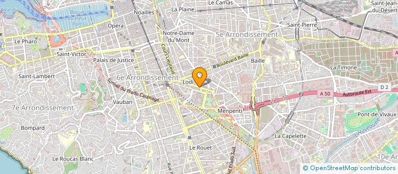 localisation de l'entreprise SCI MADO à MARSEILLE