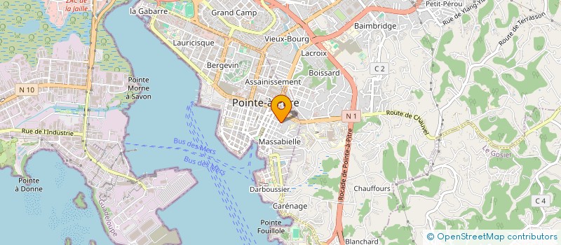 localisation de l'entreprise SCI MADO à POINTE-A-PITRE
