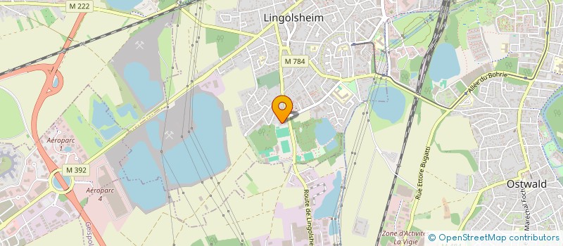 localisation de l'entreprise SCI MADO  LINGOLSHEIM