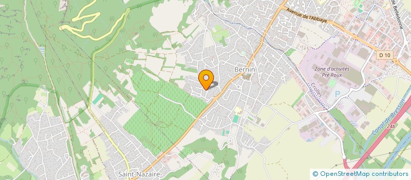 localisation de l'entreprise SCI MADO  BERNIN