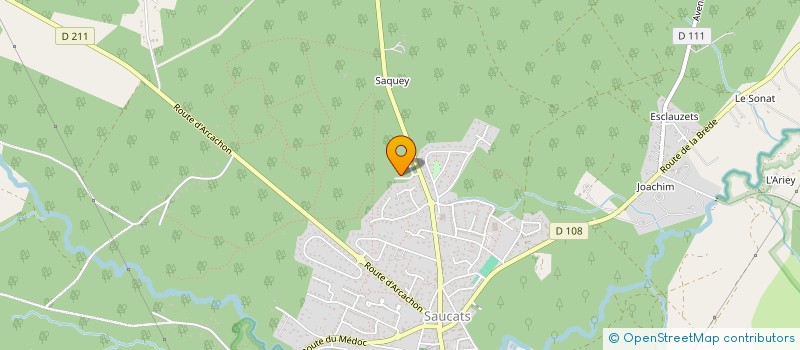 localisation de l'entreprise SCI MADO  SAUCATS