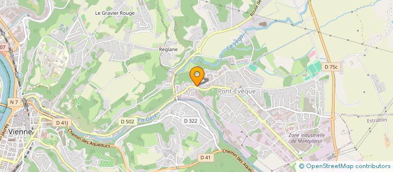 localisation de l'entreprise SCI MADO  PONT-EVEQUE