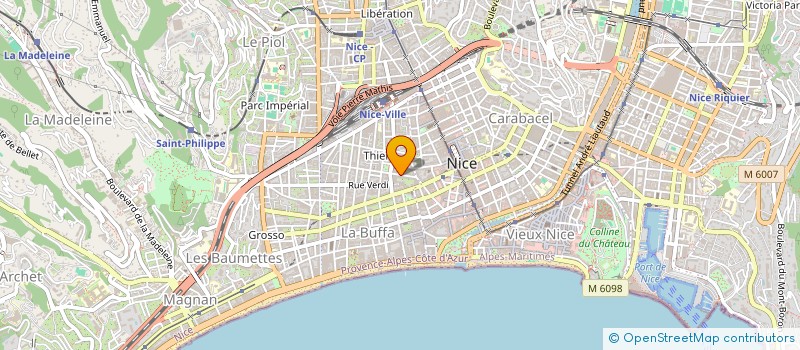 localisation de l'entreprise SCI MADO à NICE