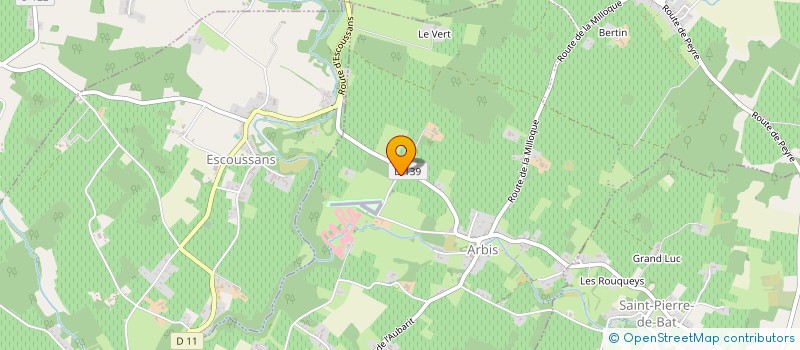 localisation de l'entreprise SCI MADOBE  PORTE-DE-BENAUGE