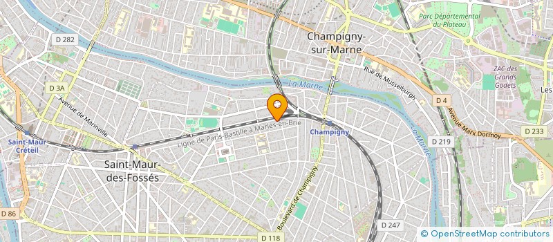 localisation de l'entreprise SCI MADOFI à SAINT-MAUR-DES-FOSSES