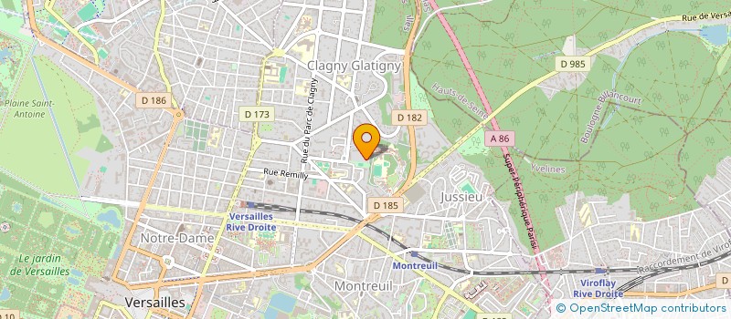 localisation de l'entreprise SCI MADOLAUR à VERSAILLES