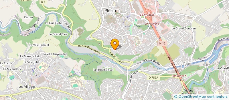 localisation de l'entreprise SCI MADONE INVEST  PLERIN