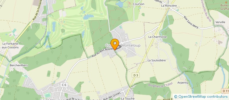 localisation de l'entreprise SCI MADOS  COURSON-MONTELOUP