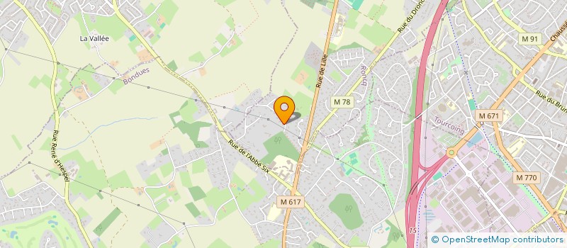 localisation de l'entreprise SCI MADOUMER à RONCQ