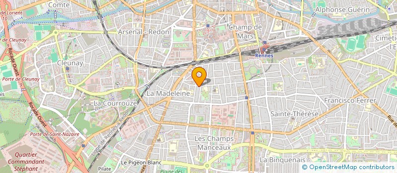 localisation de l'entreprise SCI MADR  RENNES