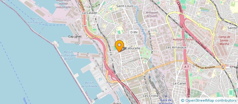 localisation de l'entreprise SCI MADRAGUE VILLE à MARSEILLE