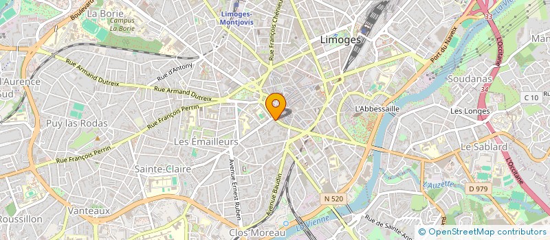 localisation de l'entreprise SCI MADRANJUAN à LIMOGES
