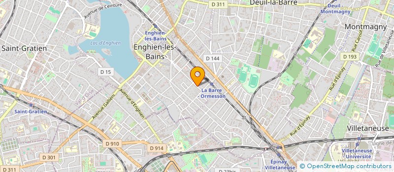 localisation de l'entreprise SCI MADRAS à ENGHIEN-LES-BAINS