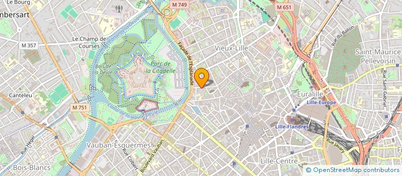 localisation de l'entreprise SCI MADRAS à LILLE
