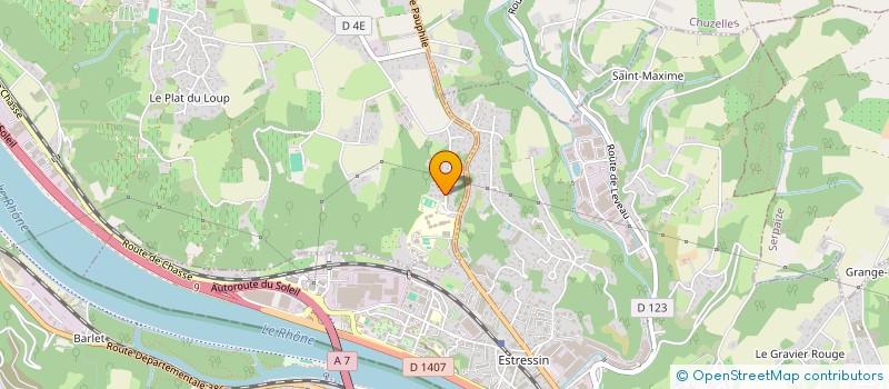 localisation de l'entreprise SCI MADRAS  SEYSSUEL