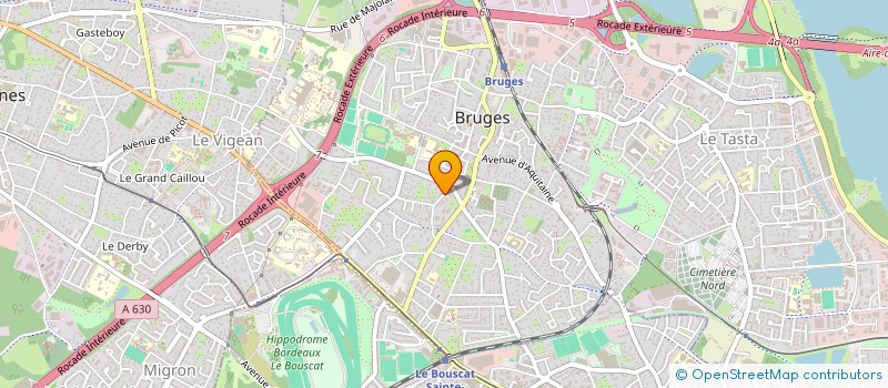 localisation de l'entreprise SCI MADRAS  BRUGES