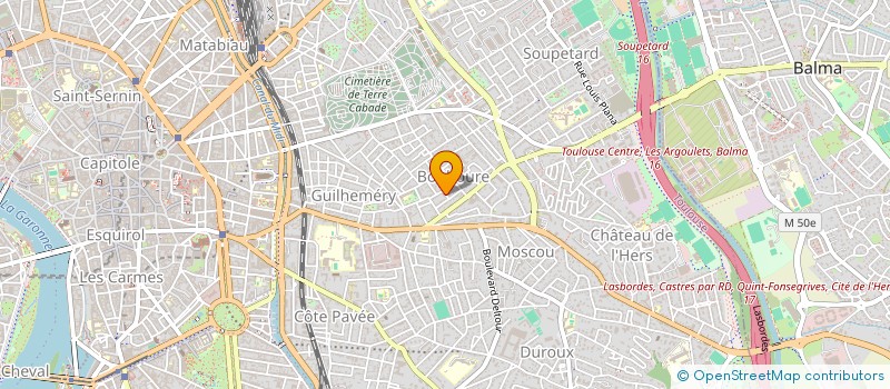 localisation de l'entreprise SCI MADRAY à TOULOUSE