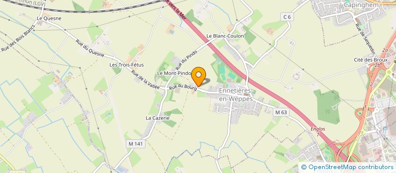 localisation de l'entreprise SCI MADRE  ENNETIERES-EN-WEPPES