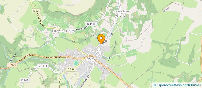 localisation de l'entreprise SCI MADREAS à NOLAY