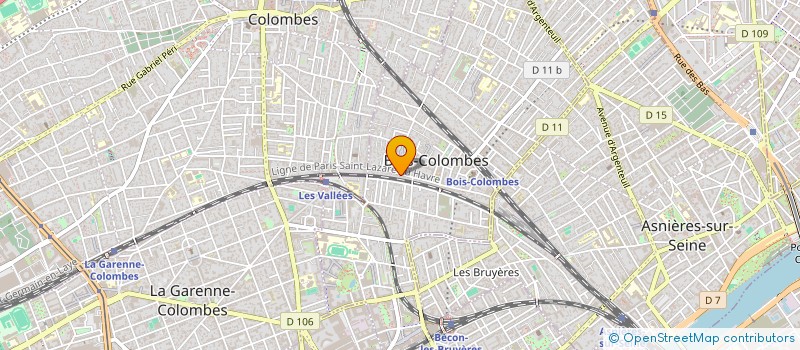 localisation de l'entreprise SCI MADRID-24 à BOIS-COLOMBES