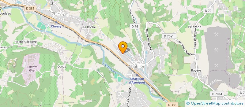 localisation de l'entreprise SCI MADRID  CHATILLON