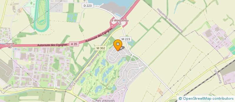 localisation de l'entreprise SCI MADY  LA WANTZENAU