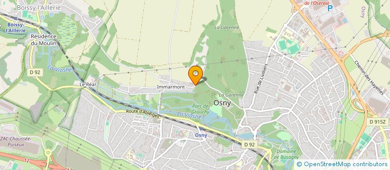 localisation de l'entreprise SCI MADY  OSNY