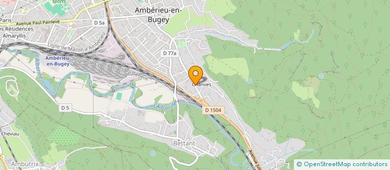 localisation de l'entreprise SCI MADYLE à AMBERIEU-EN-BUGEY