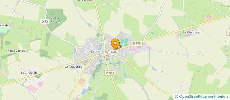 localisation de l'entreprise SCI MADYVES  ERDRE-EN-ANJOU