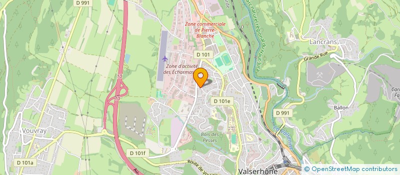 localisation de l'entreprise SCI MAE à VALSERHONE