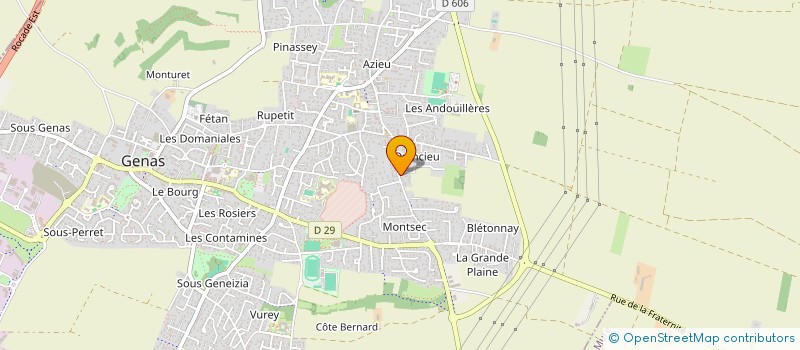 localisation de l'entreprise SCI MAE  GENAS