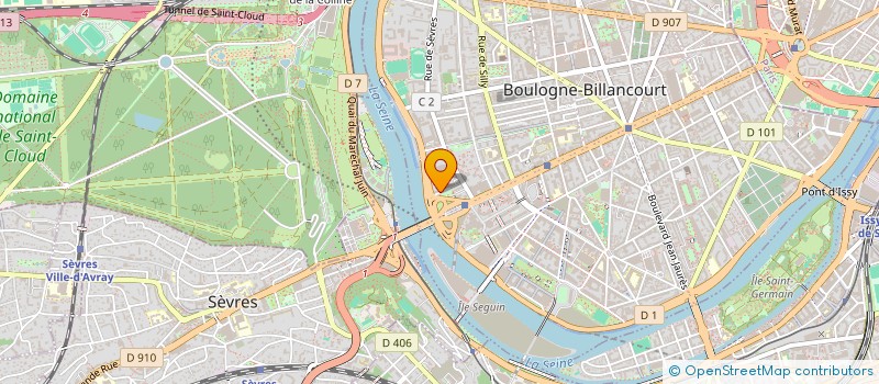localisation de l'entreprise SCI MAE à BOULOGNE-BILLANCOURT