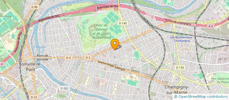 localisation de l'entreprise SCI MAE  CHAMPIGNY-SUR-MARNE