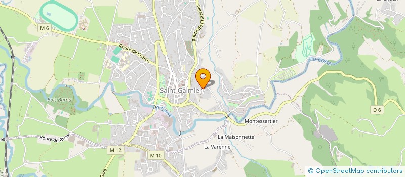 localisation de l'entreprise SCI MAE  SAINT-GALMIER