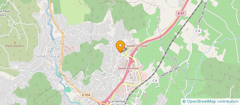 localisation de l'entreprise SCI MAE BRUN  SOLLIES-PONT