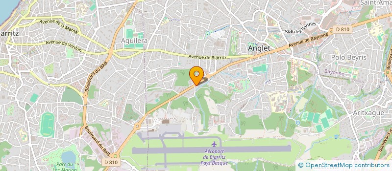 localisation de l'entreprise SCI MAE-GOR  ANGLET