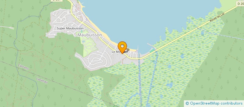 localisation de l'entreprise SCI MAEBEN  CARCANS