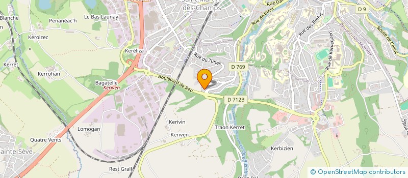 localisation de l'entreprise SCI MAEBREIZH  TAULE