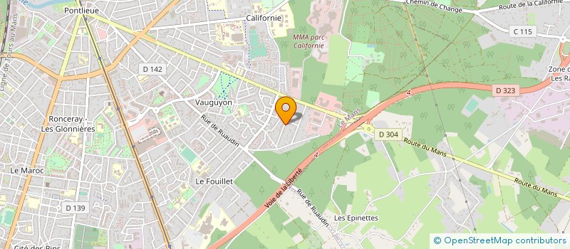 localisation de l'entreprise SCI MAEC 47  LE MANS