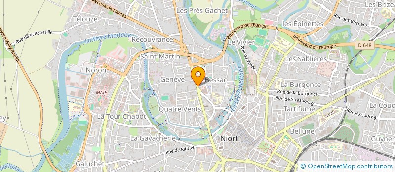localisation de l'entreprise SCI MAECE  NIORT
