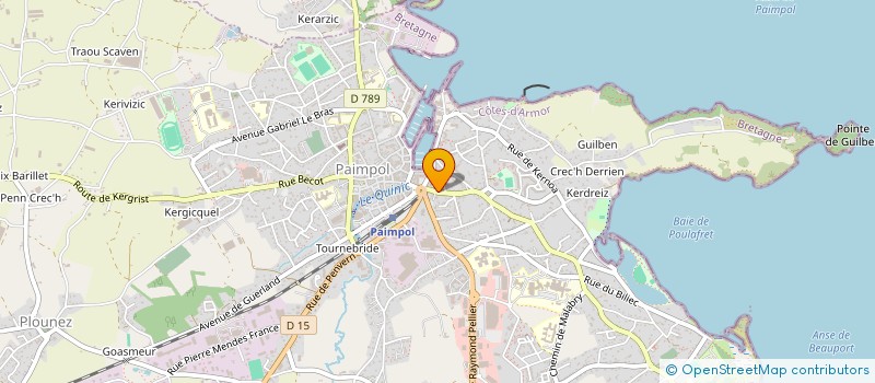 localisation de l'entreprise SCI MAEL *1  PAIMPOL