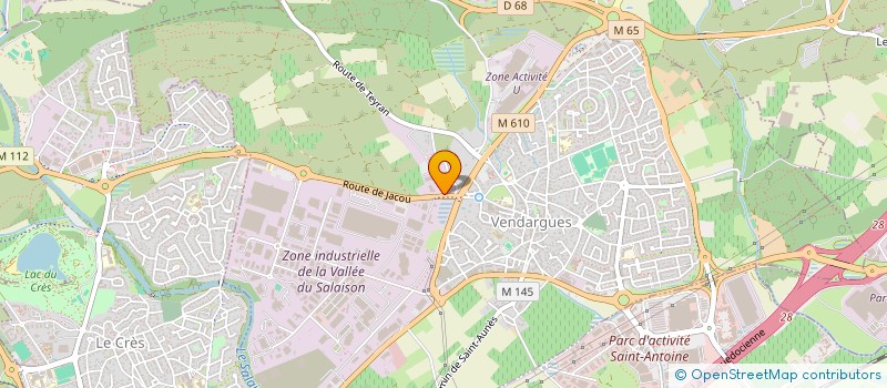 localisation de l'entreprise SCI MAEL à VENDARGUES