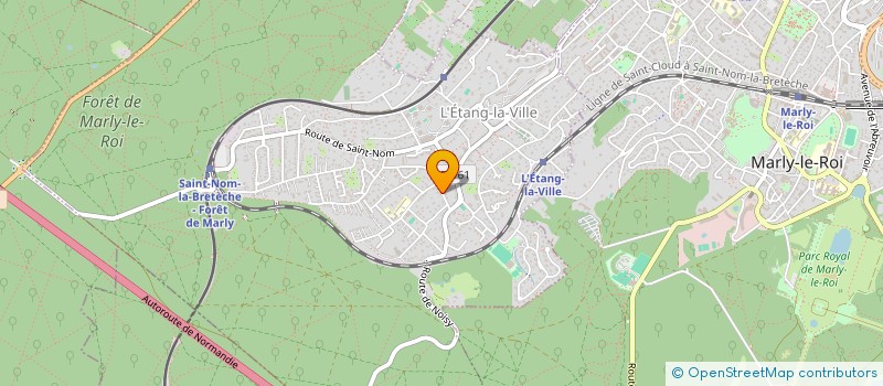 localisation de l'entreprise SCI MAEL  L'ETANG-LA-VILLE