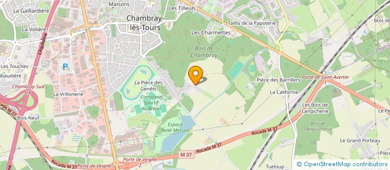 localisation de l'entreprise SCI MAEL  CHAMBRAY-LES-TOURS