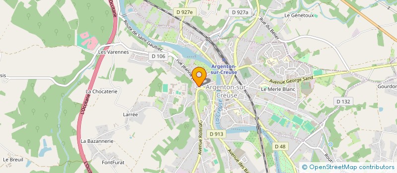 localisation de l'entreprise SCI MAEL à ARGENTON-SUR-CREUSE