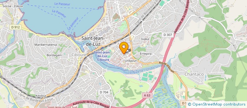 localisation de l'entreprise SCI MAELA  SAINT-JEAN-DE-LUZ