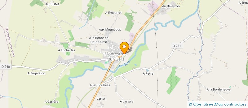 localisation de l'entreprise SCI MAELANE  MONTESTRUC-SUR-GERS