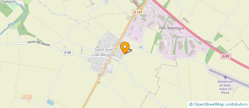 localisation de l'entreprise SCI MAELAU  SAINT-JEAN-DE-BEUGNE