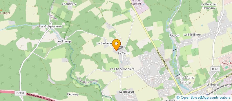 localisation de l'entreprise SCI MAELEA  CINQ-MARS-LA-PILE